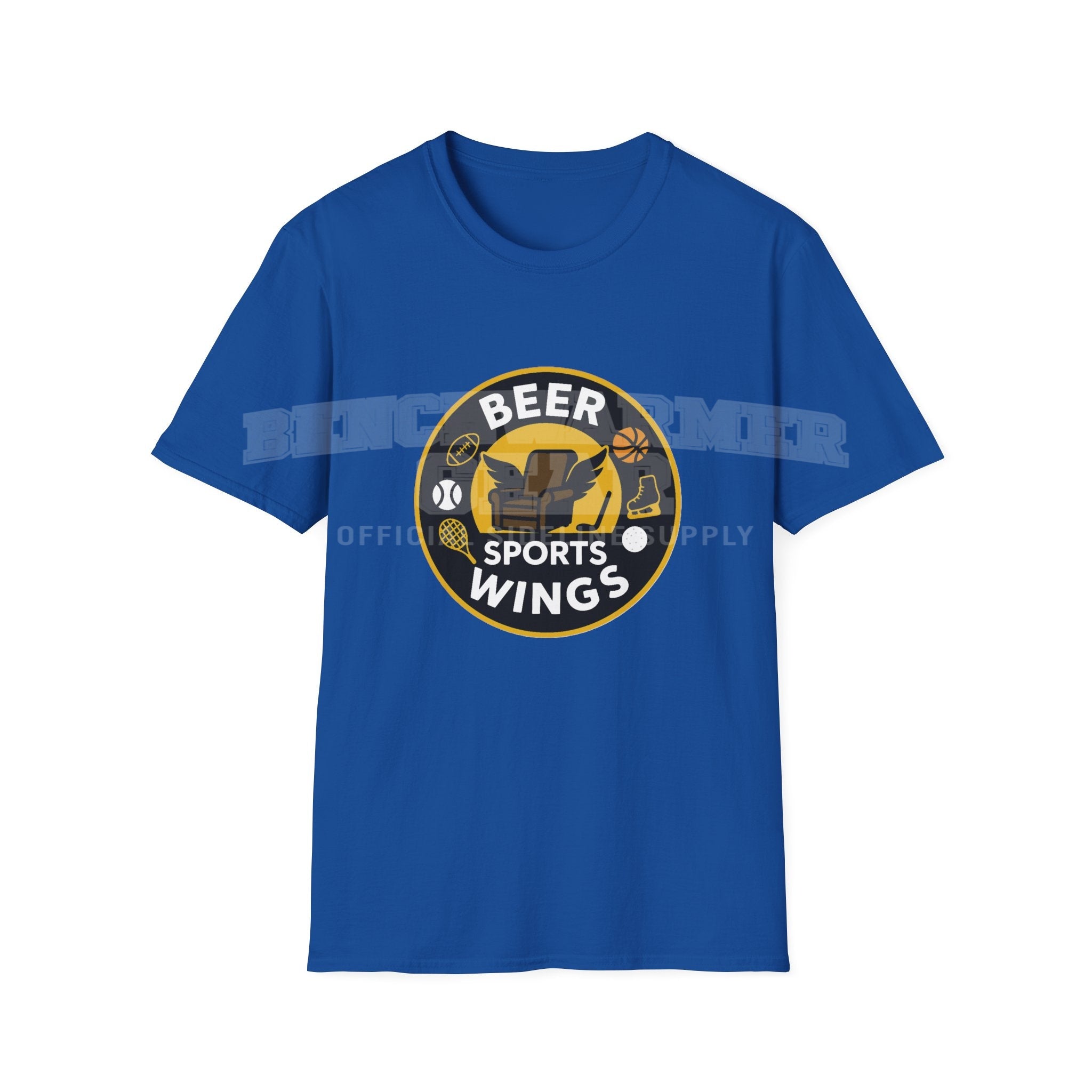 Men's Beer Sports Wings. T- Shirt.