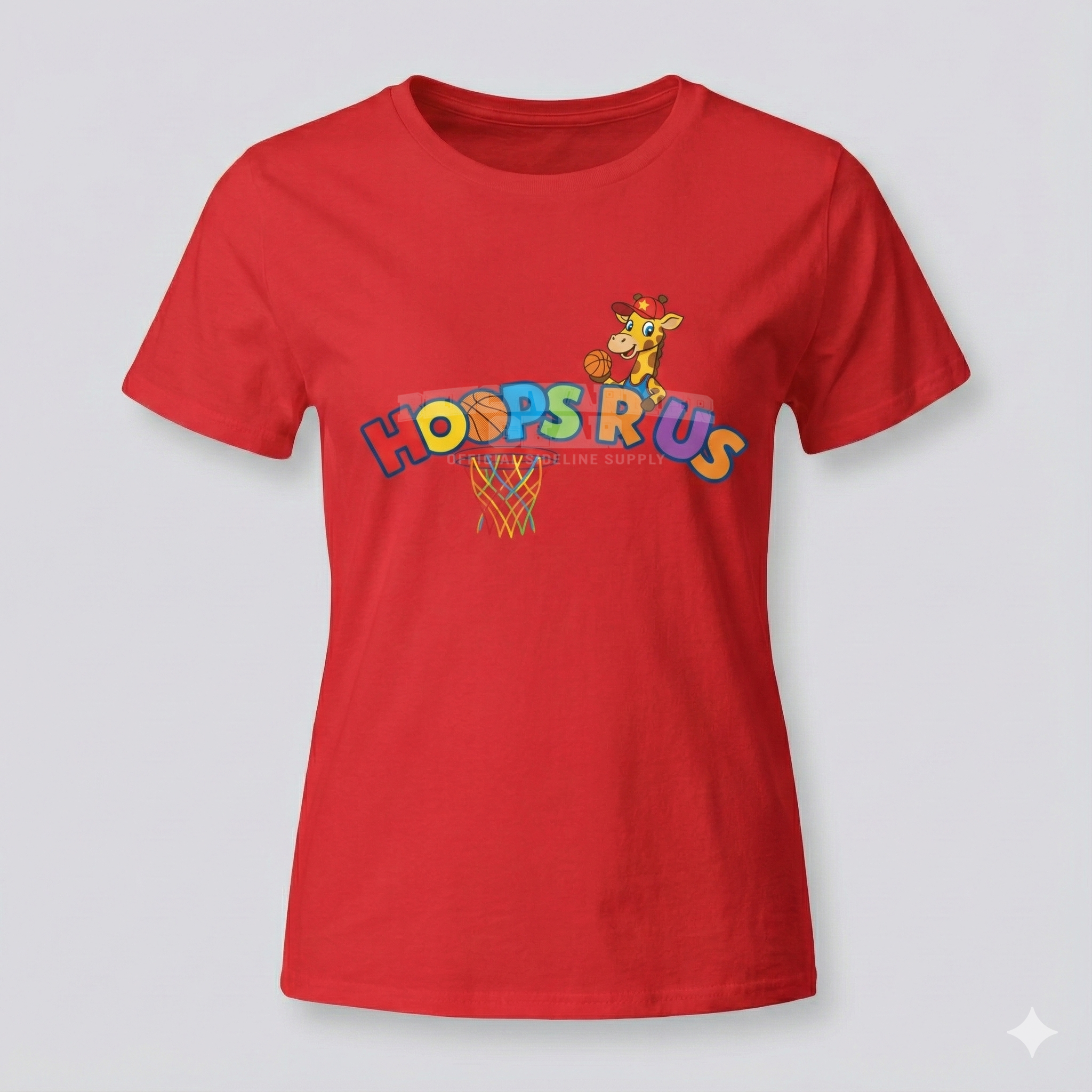 Women's Hoops R US short sleeve shirt.